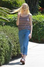 ELLE FANNING Out and About in Studio City 1306