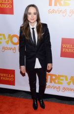 ELLEN PAGE at The Trevor Project’s 2014 Trevorline in New York