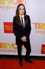 ELLEN PAGE at The Trevor Project’s 2014 Trevorline in New York