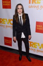 ELLEN PAGE at The Trevor Project’s 2014 Trevorline in New York