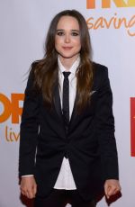ELLEN PAGE at The Trevor Project’s 2014 Trevorline in New York