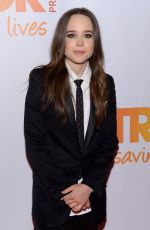 ELLEN PAGE at The Trevor Project’s 2014 Trevorline in New York
