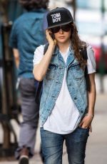 ELLEN PAGE Out and About in New York