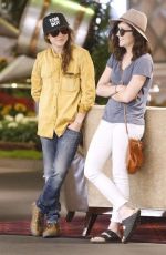 ELLEN PAGE Out for Shopping at the Grove in Los Angeles
