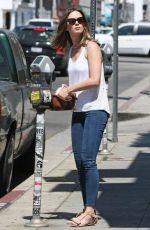 EMILY BLUNT Leaves a Beauty Salon in Los Angeles