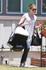 EMILY BLUNT Leaves Her Home in Los Angeles