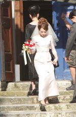 EMILY BROWNING on the Set of Legend in London