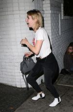 EMMA ROBERTS Arrives at Chateau Marmont in Los Angeles 0906