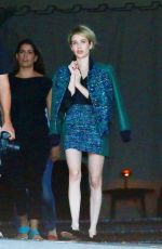 EMMA ROBERTS at a Photoshoot near Chateau Marmont in Los Angeles