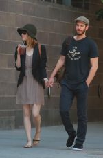 EMMA STONE and Andrew Garfield Out and About in New York 1606