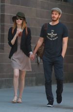 EMMA STONE and Andrew Garfield Out and About in New York 1606