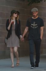EMMA STONE and Andrew Garfield Out and About in New York 1606