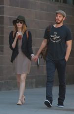 EMMA STONE and Andrew Garfield Out and About in New York 1606