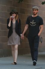 EMMA STONE and Andrew Garfield Out and About in New York 1606