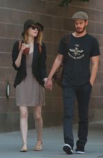 EMMA STONE and Andrew Garfield Out and About in New York 1606