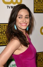 EMMY ROSSUM at 2014 Critics Choice Television Awards in Beverly Hills