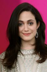 EMMY ROSSUM at American Express and Uber Mobile Loyalty Program Launch in New York