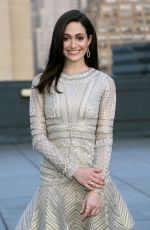EMMY ROSSUM at American Express and Uber Mobile Loyalty Program Launch in New York