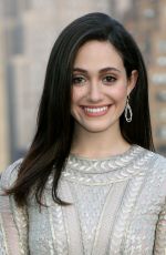 EMMY ROSSUM at American Express and Uber Mobile Loyalty Program Launch in New York