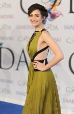 EMMY ROSSUM at CFDA Fashion Awards in New York