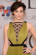 EMMY ROSSUM at CFDA Fashion Awards in New York