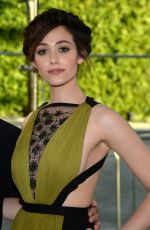 EMMY ROSSUM at CFDA Fashion Awards in New York