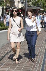 EMMY ROSSUM at the Grove in Los Angeles