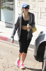 EMMY ROSSUM Leaves a Gym in West Hollywood