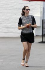 EMMY ROSSUM out for a Coffee in Beverly Hills