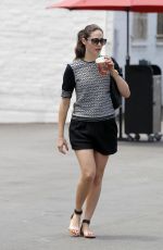 EMMY ROSSUM out for a Coffee in Beverly Hills