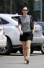 EMMY ROSSUM out for a Coffee in Beverly Hills