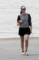 EMMY ROSSUM out for a Coffee in Beverly Hills