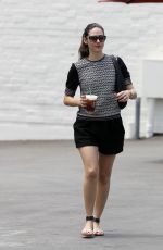 EMMY ROSSUM out for a Coffee in Beverly Hills