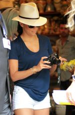 EVA LONGORIA Out and About in Taormina