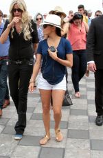 EVA LONGORIA Out and About in Taormina
