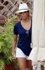 EVA LONGORIA Out and About in Taormina