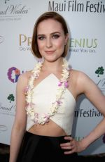 EVAN RACHEL WOOD at Taste of Chocolate Event at 2014 Maui Film Festival