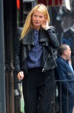 GWYNETH PALTROW Leaves Emilio Ballato Restaurant in New York