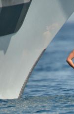 HAYDEN PANETTIERE in Swimsuit at a Yacht in St. Tropez
