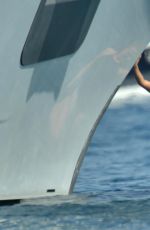 HAYDEN PANETTIERE in Swimsuit at a Yacht in St. Tropez