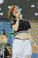 HAYLEY WILLIAMS Performs at Good Morning America in New York