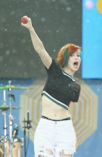 HAYLEY WILLIAMS Performs at Good Morning America in New York