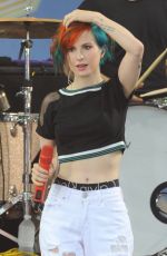 HAYLEY WILLIAMS Performs at Good Morning America in New York