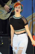 HAYLEY WILLIAMS Performs at Good Morning America in New York