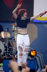HAYLEY WILLIAMS Performs at Good Morning America in New York