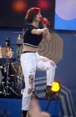 HAYLEY WILLIAMS Performs at Good Morning America in New York