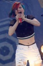 HAYLEY WILLIAMS Performs at Good Morning America in New York