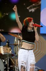 HAYLEY WILLIAMS Performs at Good Morning America in New York