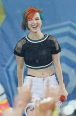 HAYLEY WILLIAMS Performs at Good Morning America in New York