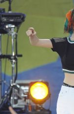 HAYLEY WILLIAMS Performs at Good Morning America in New York